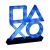 PlayStation Blue Icons Light USB XL 30 cm