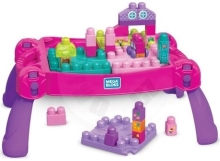 Mega Bloks Pracovna malé stavitelky - růžová