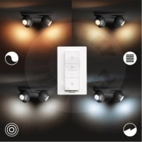 Philips Hue Buckram Bodové Svítidlo 4x5W / 350lm - černá (1)
