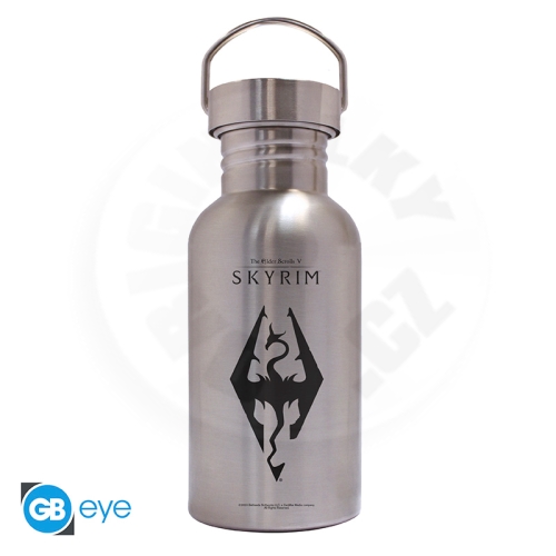 Kovová láhev- SKYRIM Canteen Seal of Akatosh 500 ml_(1)