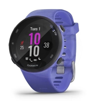 Nefunkční Garmin Forerunner 45S - fialová (sleva viz. popisek)