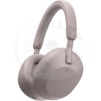 Sony bezdrátová sluchátka WH-1000XM5 s technologií pro potlačení okolního hluku - růžová