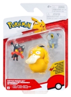Pokémon Battle Figure 3-Pack Litten, Psyduck, Arctibax
