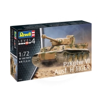 Revell Plastic Model Kit - PzKpfw VI Ausf. H Tiger 1:72 - 12 cm