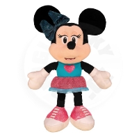 Plyšák Minnie modro-růžové šaty 25 cm