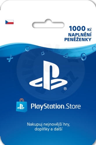 PlayStation Store Naplnění peněženky 1000 Kč