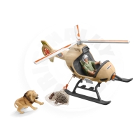 Schleich Záchranný vrtulník pro zvířata