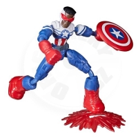 Hasbro Avengers Bend and Flex Captain America Falcon
