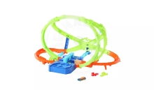 Kaskadérské dráhy Hot Wheels Hypersphere Crash s 1 autíčkem v měřítku 1:64