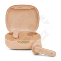 JBL Wave Flex TWS, Bluetooth bezdrátová sluchátka do uší - béžová