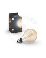Philips Hue White Ambiance Filament G125 E27 - filamentová LED žárovka