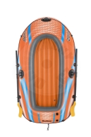 Nafukovací člun Kondor Elite 2000 set (člun, 1 pár pádel, ruční pumpa), 196x106 cm - oranž_(5)