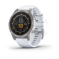 Garmin epix™ Pro (Gen 2) Sapphire Edition, 51 mm, 
Titanium with Whitestone Band