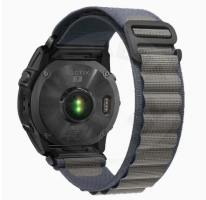 Garmin náhradní řemínek - tkaný nylon - 22mm pro řadu Fénix - námořní modrá