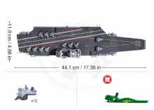 Sluban Model Bricks M38-B1210 Letadlová loď Shandong_(2)