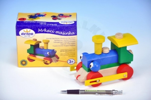 Detoa Mrkací dřevěná mašinka