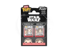 Funko Bitty Pop! 2-Pack: Star War - Princess Leia & Han Solo Funko Bitty Pop! 2-Pack: Star War - Princess Leia & Han Solo