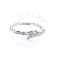 Stříbrný prsten Harry Potter - Blesk S