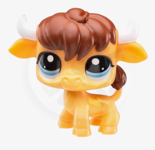 Littlest Pet Shop 1 figurka - býček (3)