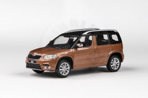 ABREX - Škoda Yeti FL (2013) 1:43 - Oranžová Terracotta Metalíza