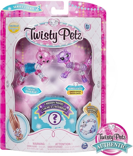 Twisty Petz Three Pack Figures Serie 2 - Frostie Polar Bear & Purella Kitty