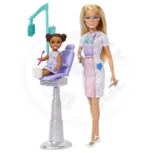 Barbie Herní set povolání - Zubařka blondýnka