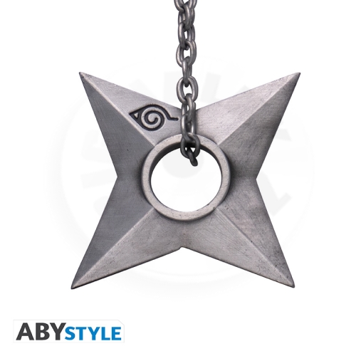 NARUTO SHIPPUDEN - Keychain 3D "Shuriken Konoha"_(1)