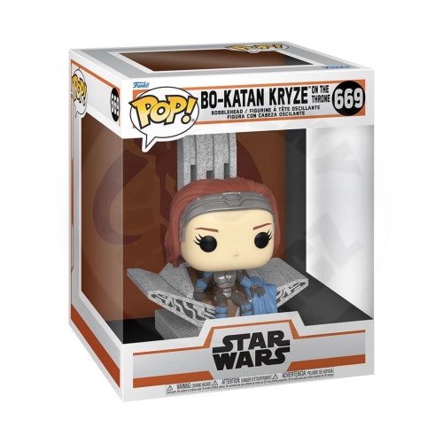 Funko Pop! Deluxe: Mandalorian - Bo Katan Kryze s trůnem