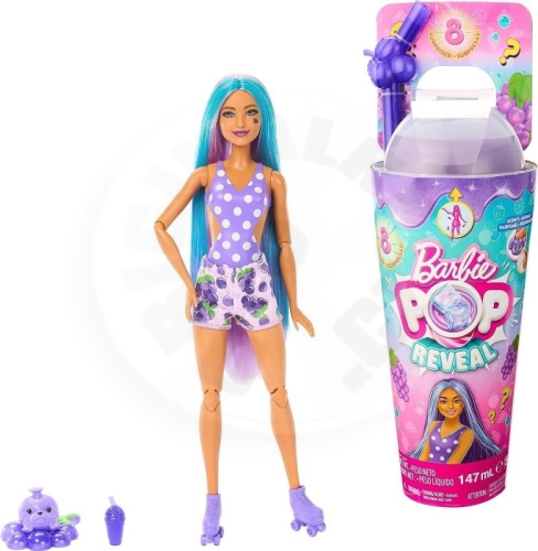 Mattel Barbie Pop Reveal Šťavnaté ovoce - Hroznový koktejl
