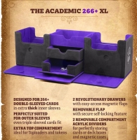 Gamegenic - The Academic 266+ XL - černá/fialová