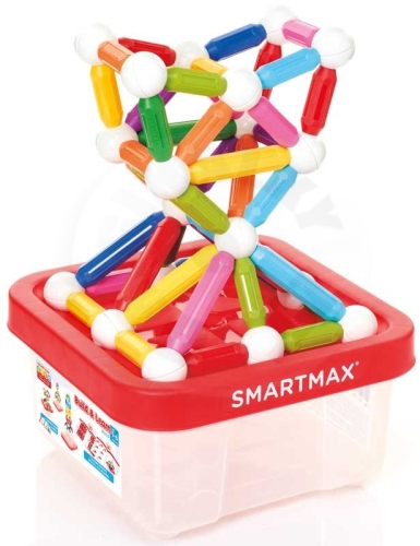 SmartMax magnetická stavebnice - Kontejner - 100 ks
