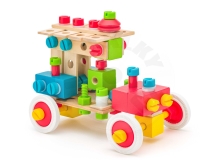 Woody Montážní stavebnice v kyblíku ´´Constructor´´, 140 dílů_(1)