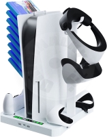 Chladící a nabíjecí stanice pro konzoli PS5 (Fat verzi) a set PSVR2 (PS5)