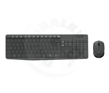 Logitech MK235 bezdrátový set klávesnice a myši (CZ Layout) - šedá Logitech MK235 bezdrátový set klávesnice a myši (CZ Layout) - šedá