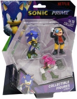 Sonic Prime balení 3 figurek - 6,5cm ( Sonic)