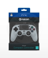 Nacon Drátový ovladač Compact - šedá (PS4)