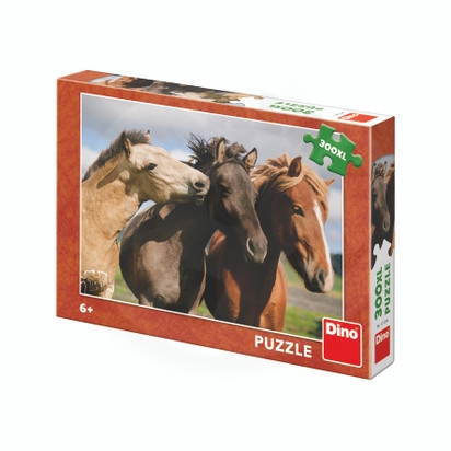 Puzzle Barevní koně 300 xl dílků_(1)