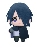 Plyšák Naruto Boruto Sasuke Uchiha 15cm