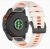 Garmin náhradní řemínek - silikonový - 26mm pro řadu Fénix - oranž/bílá