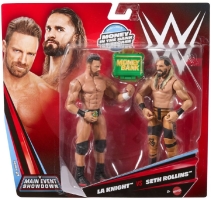 WWE Main Event Showdown Series 25 La Knight Vs Seth Rollins 2 figurky