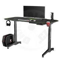Ultradesk herní stůl Level - zelená