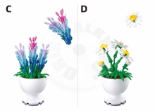Sluban Flowers M38-B1077 Květiny jarní malé Displej 6 ks_(3)