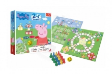 Trefl Soubor her 2v1 Člověče, nezlob se, Hadi a žebříky Peppa Pig/Prasátko Peppa