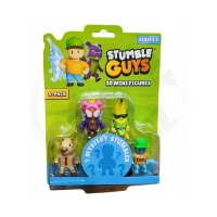Stumble Guys 2. série 3D minifigurek – balení 5 figurek - Super Banana