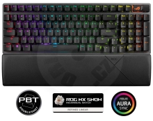 ASUS klávesnice ROG STRIX SCOPE II 96, mechanická, bezdrátová (ROG NX Snow / PBT) - CZ/SK