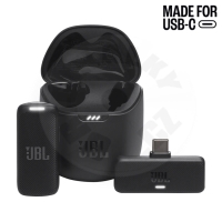 JBL Quantum Stream Wireless USB-C, bezdrátový mikrofon pro mobil, PC, černá