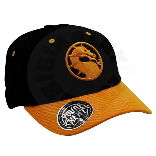 Kšiltovka - MORTAL KOMBAT Black Logo_(1)