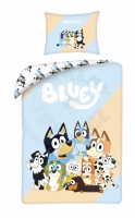Povlečení - Bluey Big Family (BY-9696BL) 200x140, 90x70cm