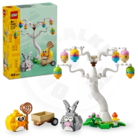 LEGO® Iconic 40808 Velikonoční zajíček, kuřátko a sběr vajíček