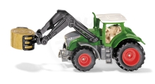SIKU  - traktor Fendt s uchopovačem balíků